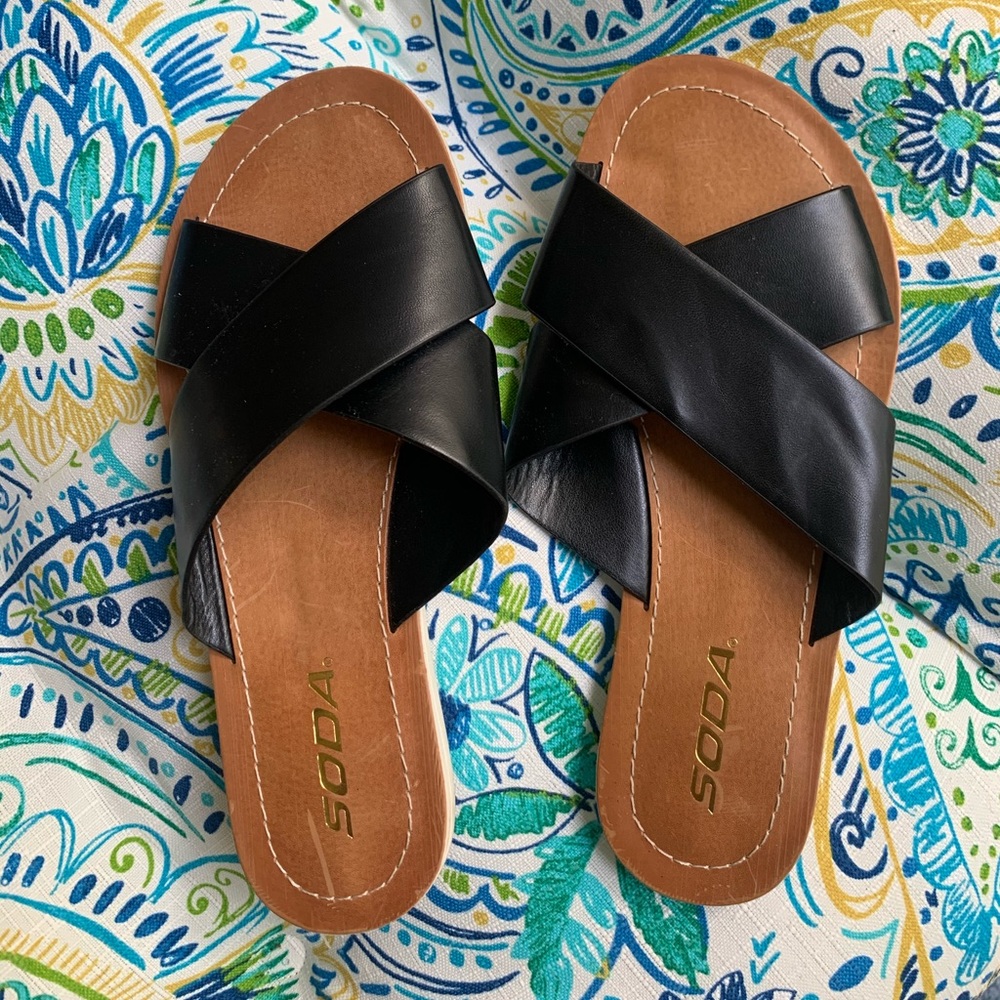 Black sandals